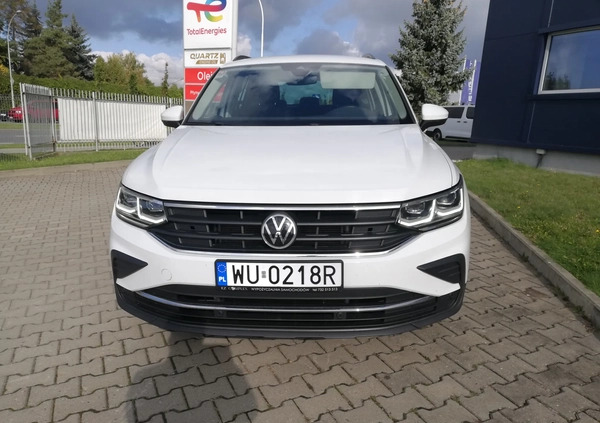 Volkswagen Tiguan cena 124900 przebieg: 55687, rok produkcji 2021 z Dobiegniew małe 529